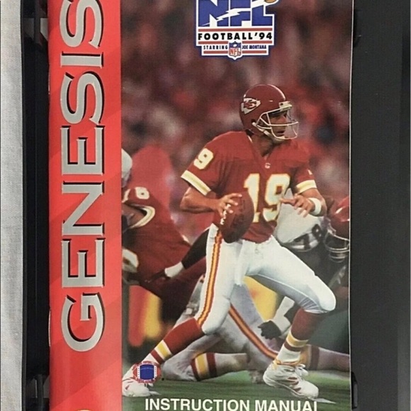 Sega Genesis Football Game NFL '94 Starring Joe Montana 1993 CIB TESTED COMPLETE - Picture 5 of 12